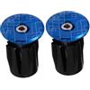 AMUSLESUR Tappi in Lega, Manubrio 2 Blu Alluminio Pezzi Bici