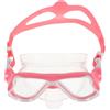 TOYANDONA Maschera da Immersione Antifog in Silicone e Vetro Temperato Rosa | Cinghia Sicura, Tenuta, per Nuoto e Spiaggia, Visione Stabile, Comfort Prolungato
