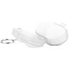 Generic Supporto per palline da ping pong, contenitore per palline da ping pong | Contenitore per palline | Portabottiglie protettivo da tavolo con portachiavi, accessori per borsa da paddle con guscio