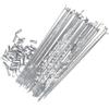 GMZQSN 36 raggi per bicicletta da 12 G, 2,58 mm, 180-305 mm, per riparazione ruote di moto e bici elettriche con nippli (210 mm)