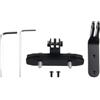 Ovhdriac Supporto per sellino, supporto per fanale posteriore, compatibile con selle da 45-66 mm di distanza, sicuro e stabile, per RCT715, nero, 1 set