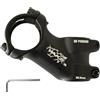 TRKIMAL Attacco manubrio bicicletta 31,8, 60 mm/70 mm/80 mm/90 mm/100 mm/110 mm, in lega di alluminio a 35 gradi, per bici da corsa, mountain bike, MTB, BMX, ciclismo, bicicletta (60 mm)