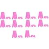 Generic Set di Tee da Golf con Altezza Regolabile, 20 Pezzi (Rosa)