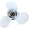 MINGLEA Alluminio Marine Elica 11 3 / 8x12 G Giro a Destra | Elica per motore in metallo con raccordo a 13 scanalature per motori da 25HP a 60HP