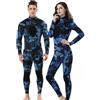 YGMNQAL Muta da pesca subacquea uomo in neoprene mimetico 3 mm | Muta da sub monopezzo in neoprene mimetico for tuta da sub for apnea, costume da bagno for acqua fredda