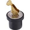 Klanata Tappo di scarico a compressione diametro 19 mm 7/8 pollici, tipo a vite in ottone con guarnizione in gomma, hardware marino per poppa della barca Livewell Baitwell Lavello (7/8 pollici (2974B2))