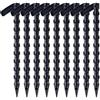 WWPMNQD Ancoraggio a spirale 10-120 picchetti for tenda da campeggio a terra | Chiodi Vite Ancoraggio Pali Perni for chiodi da escursionismo Accessori da giardino esterno