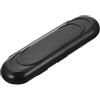 Toddmomy Scatola Portaoggetti per Freccette, Astuccio per Freccette a Forma Ellittica in Plastica Nera, Organizer per Giochi, Superficie Liscia, Facile da Pulire, per Uomini e Donne