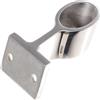 OIDANCLE Base Corrimano Poppa in Acciaio Inox 316 per Barca, Argento | Finitura Lucida, Installazione Semplice, Bordo Liscio Antitaglio, per Braccioli Laterali, Plance e Impieghi Nautici