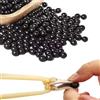 NUWIQ Palline di fango, 500 g, 9 mm, per esercizi di centrifuga, colore nero