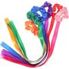 Homoyoyo 6 Pezzi Nastro Arcobaleno da Ginnastica per Polsino Elastico | Accessori in Poliestere, Colore Vivace, Facile da Portare, per Classe D'arte e Picnic