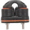 Klanata Bitta a camma per barche con entrata rapida con cuscinetto a sfera, con anello di guida e passante per cavo, compatibile con barche a vela, kayak, canoa, gommoni, adatto per linea (Piccola dimensione