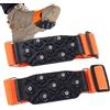 Generico Ramponi Antiscivolo per Scarponi Punte Antiscivolo Regolabili, Flessibili e | Punte da Neve per Scarpe Uomo Donna Jogging Trekking Arrampicata Inverno Alpinismo Pesca Outdoor Tetti
