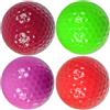 ULTECHNOVO 4 Pezzi Palla da Allenamento Golf Pratica Interna in Gomma | Palla Cava Flessibile, Facile da Afferrare e Portare, per Allenamento Sportivo e Uso Interno Colore Casuale