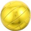 PTOOTP Pallone da Pallavolo Ufficiale Taglia 5, Oro Metallico | Pvc, Superficie Lucida Motivo Luminoso, Adatto a Firme, per Scuola e Palestra, Leggero