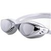 ZXGRfdefa occhialini, Occhiali da nuoto Miopia Occhialini Impermeabile(Grey)