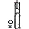 LHHL Forcella aria ammortizzata mountain bike 2627.529 asse passante 15x100mm | Dritta Corsa 165mm Forcelle anteriore a doppia spalla per bicicletta XC AM MTB Rimbalzo Regolazione
