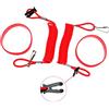 Ewon - Cordino di sicurezza in nylon rosso per Suzuki Marine fuoribordo portatile Wakeboard