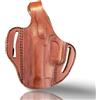 Zib Grips Fondina in pelle OWB compatibile con Beretta 84 Cheetah 81 85 - Fatta a mano, Marrone, Sinistra