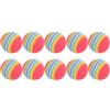 MOBUTOFU 10 Pezzi Palla da Pratica Golf in Spugna Arcobaleno