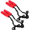 Toyvian 4 Pezzi Contenitore Ermetico Galleggiante per Immersione, Chiavi e | Tappo a Vite con Guarnizione in Silicone, Cordino Rinforzato, Plastico, per Tavole e Surf