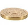 jojofuny Mini Bussola Feng Shui Bagua in Ottone 2,3 Pollici Decorativa
