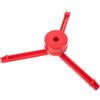 LALADEFIEE Kit Impennatore Regolabile per Frecce con Scala, Morsetto | Aste da 3,2 a 11mm, ABS Leggero, Rosso, per Laboratori e Uso Esterno