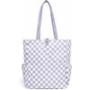 Fxzqgnh Sports Tote Borsa Tennis Padel Borsa Racket Portarahette Borsa Palestra in Poliestere Leggero con Design Spazioso per Rahette Telefono Computer E, Multicolore, Scacchi Viola