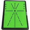 Baoblaze Tappetino da Golf con Base in Gomma, Base In Gomma Con Tappetino In Tessuto Felpato Con Linee Guida