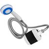 ABOOFAN Doccetta Portatile Ricaricabile USB in Metallo per Campeggio e Casa | Ugello Multifunzione, Flusso Regolabile, Design Compatto, Viaggio All'aperto