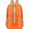 MotiveTech Zaino Pieghevole da Viaggio Leggero Impermeabile Borsa Ripiegabile Tessuto Oxford con Tasca Frontale Laterale Adatto per Camminate Città Ufficio Pendolarismo, Arancione, Arancione