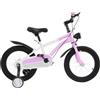 DJOAIUYF Bicicletta per bambini da 16 pollici per ragazzi e ragazze dai 4 | Bicicletta per bambini, regolabile in altezza, telaio in acciaio al carbonio, doppio freno