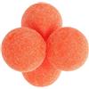 ULTECHNOVO 4 Pezzi Palline da Calcio Balilla Arancioni 36mm in Plastica | Ricambio Standard per Gioco Competitivo, Controllo Migliorato, Uso in Ufficio e Sala Ricreativa
