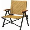 kowaku Sedia da Esterno con Braccioli Portatile, Color to 2 | Seduta e Schienale Imbottiti, Sedia da Campeggio con Borsa da Trasporto, Robusta, per Picnic, Giardino, Spiaggia