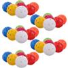 JUMPLAWN 35 Pezzi Palline da Allenamento per Golf in Plastica 42mm, 26 Fori | Famiglie e Principianti, Visibilità Colorata, Simula Rotazione e Traiettoria, Uso in Casa e Cortile