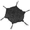 BESPORTBLE Rete Parasole per Trampolino, Copertura per Trampolino in PP Nero, Anti-uv, Isolamento Termico, per Esterni e Campeggio,