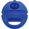 DEARMAMY Allenatore di Rimbalzo per Tennis, Base Compatta Blu in Plastica | Allenamento in Interno ed Esterno, Strumento Solitario con Gancio, per Principianti e Adulti