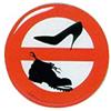 PARACHINISHOP DIVIETO Scarpe A Bordo Adesivo in Rilievo D MM 80 Accessori Barca Nautica