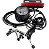 OUNONA Kit Indicatori e Clacson Luci Interruttore per Bici Elettrica | Luci LED Anteriori e Posteriori, Pulsanti di Comando, Abs e Nylon, Set per Segnalazione e Sicurezza
