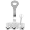ifundom Supporto Sostitutivo da Scherma, Acciaio Inox Argento | Allenamento e Competizioni, Ricambio Robusto, Adatto a Appassionati di Scherma, Finitura Argento