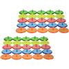 LIFKOME 100 Pezzi Segnapalline da Golf in Plastica Trasparente | Strumento per Segnare la Posizione, Design Rotondo, Uso su Campo, Accessorio Sportivo per Golf Colore Casuale