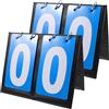 jojofuny 2 Pezzi Tabellone Segnapunti da Basket Portatile a Due Facce in PVC