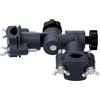 LOEFLIFA Fishing Chair Stand, Fishing Rod Holder Bracket in ABS Nero, Angolo Regolabile e Facile da Assemblare, per Sedia da Pesca all'Aperto
