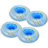 Thonlai Supporti Galleggianti per Bevande Gonfiabili per Piscina, | Realizzato in PVC Spesso, Facile da Gonfiare, Tiene le Lattine in Posizione Verticale, Adatto per Feste in Piscina