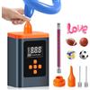 SenZjx Pompa elettrica per palloncini da modellare, pompa portatile per palloncini, pompa elettrica con pompa per palloni, aghi, pompa per palloncini lunghi 260Q, palloncini in alluminio, palloni sportivi
