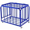 Baoblaze Carrello Contenitore per Palloni in Acciaio Inossidabile con Maniglia E Ruote per Palestra Scuola da Gioco Stoccaggio, Carrello Pieghevole per Palloni da Basket in Ferro, Taglia Media