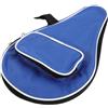 Abaodam Oxford Custodia Pong Ping Racchetta per Portatile | Imbottitura Interna Rinforzata, Chiusura Cerniera Pratica, Scomparti Separati, Blu, per Lavoro e Outdoor
