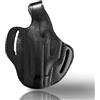 Zib Grips Fondina in pelle OWB compatibile con Beretta 84 Cheetah 81 85 - Fatta a mano, Nero, Sinistra
