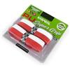 Karakal PU Super Grip Duo - Confezione da 2 pezzi, colore: Rosso/Bianco