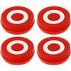 Abaodam Antivibratore Racchetta Tennis in Silicone Rosso 4 Pezzi